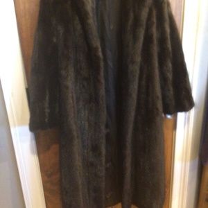 Full length mink coat
